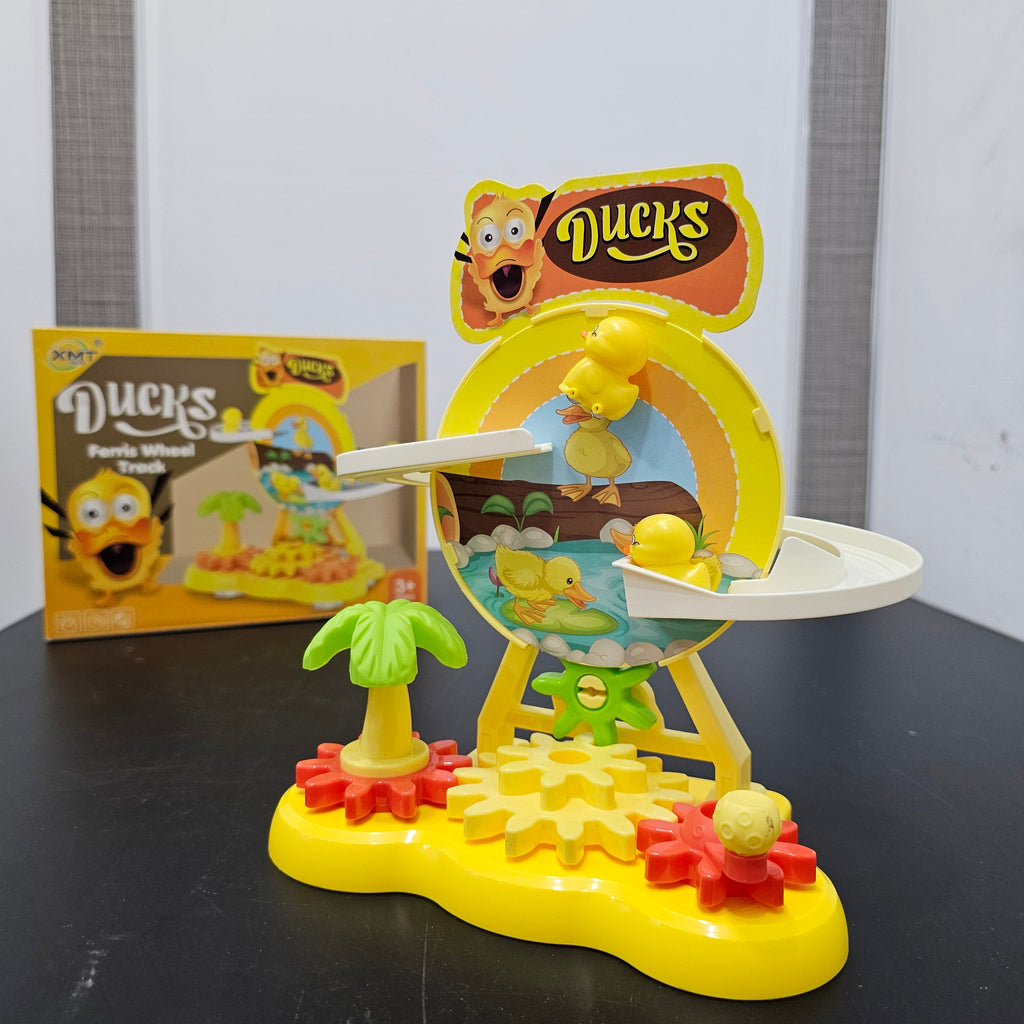 Duck Slide Track Activity Toy for Kids | Manual Play Fun with Sliding Ducks