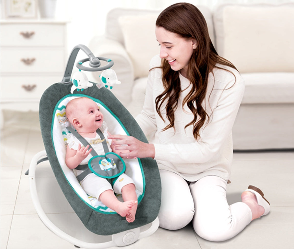 Mastela Fold-Up Rocker – Melodies & Soothe Bouncer