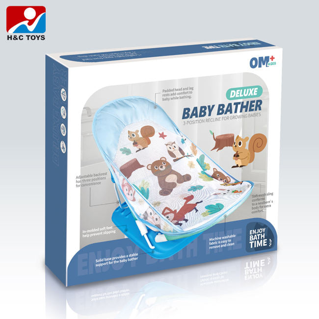 Deluxe Baby Bather 0m+ – Enjoy Safe & Comfortable Bath Time
