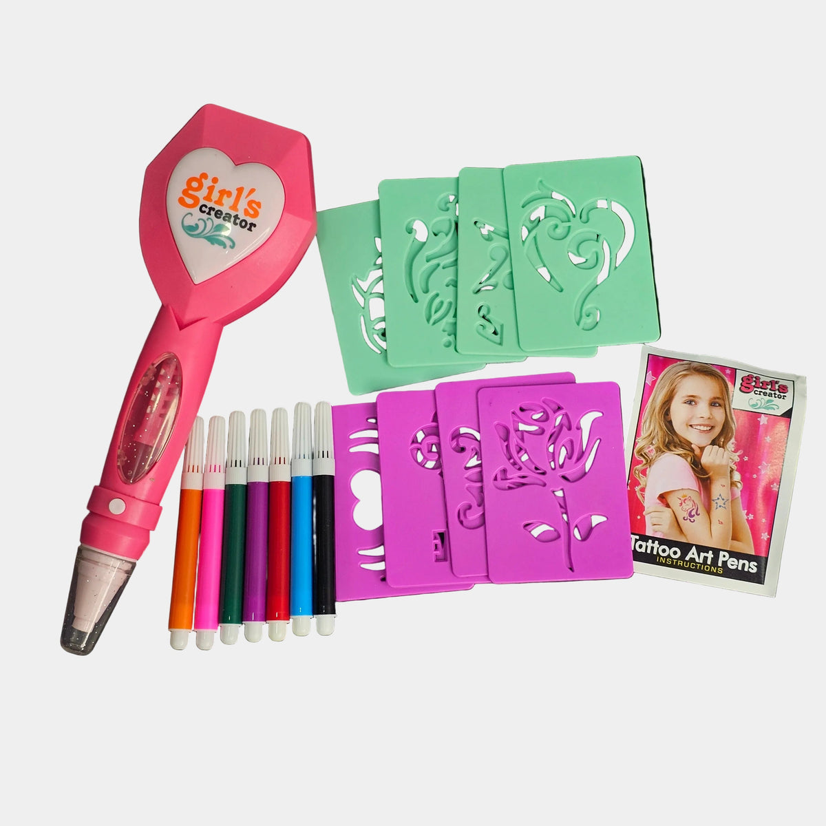 Girls Creator Tattoo Art Pens – Electronic Tattoo Pen Set