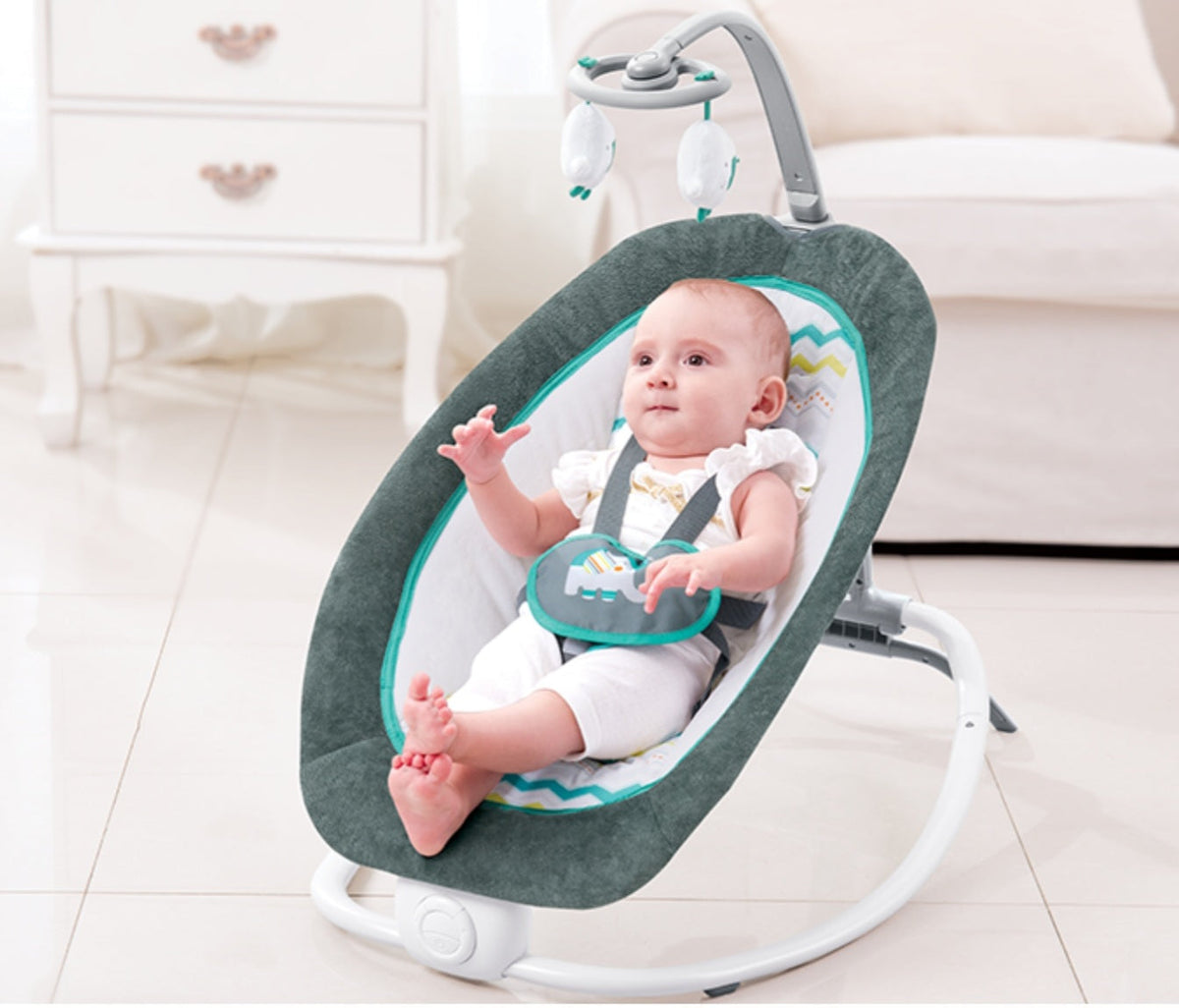 Mastela Fold-Up Rocker – Melodies & Soothe Bouncer