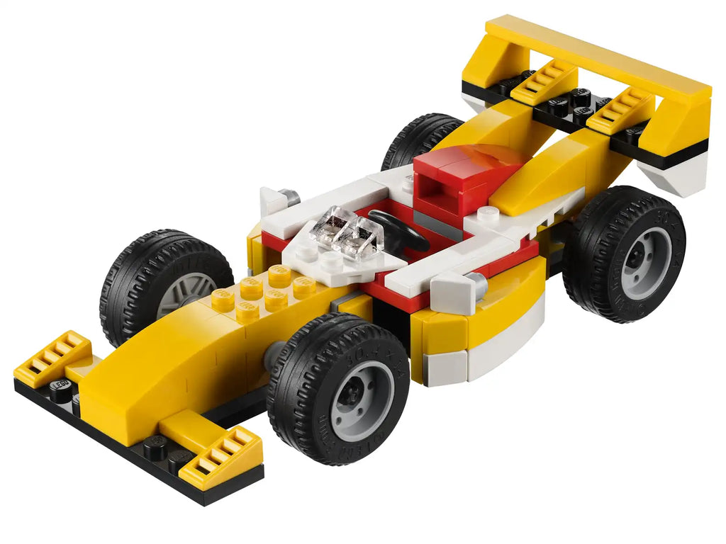 Architect Bricks Toy Set – Super Racer 3-in-1 Building Kit (121+ Pcs)