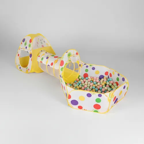 Kids Play Tent with Tunnel and Ball Pit