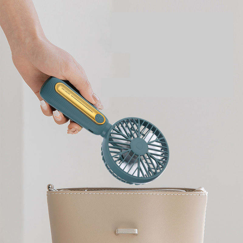 Portable Handheld Mini Fan – 3 Speed USB Rechargeable Fan