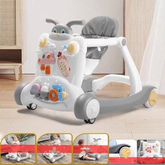 2-in-1 Baby Walker with Music & Activity – Safe Learning & Fun