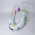 Baby Bedset with Rattles & Head Cushion – Cotton Fabric | Comfortable & Safe