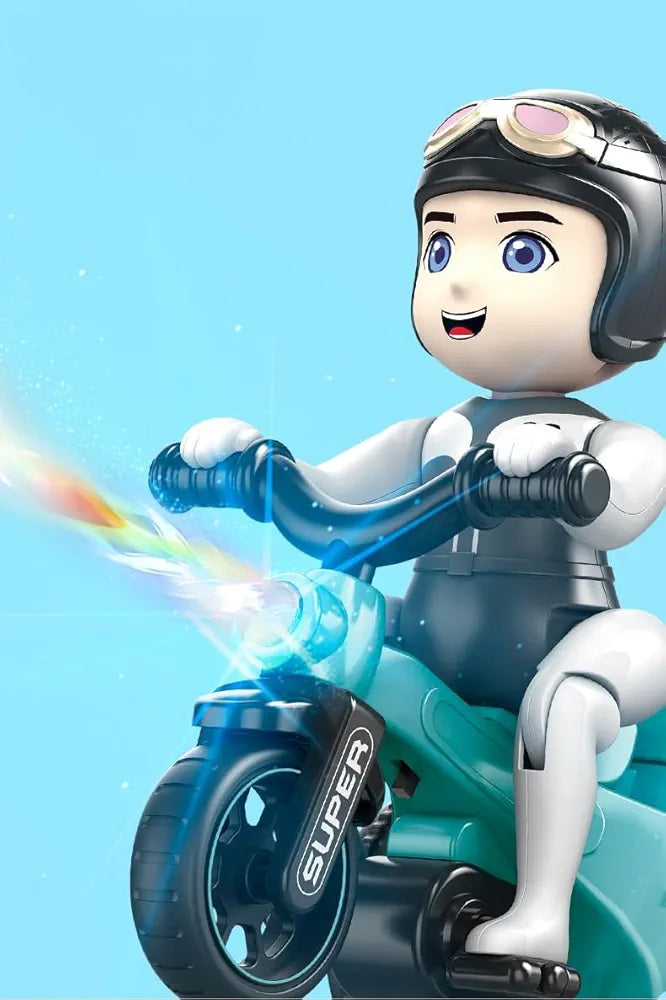 360° Rotating Bicycle Toy | Music & Lights Fun for Kids