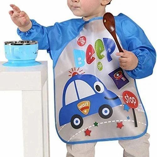 Waterproof Baby Bib With Sleeves — Mess-Free Mealtime