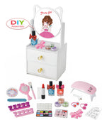 21+ Pcs Dressing Table Set – Color Makeup Toys for Kids