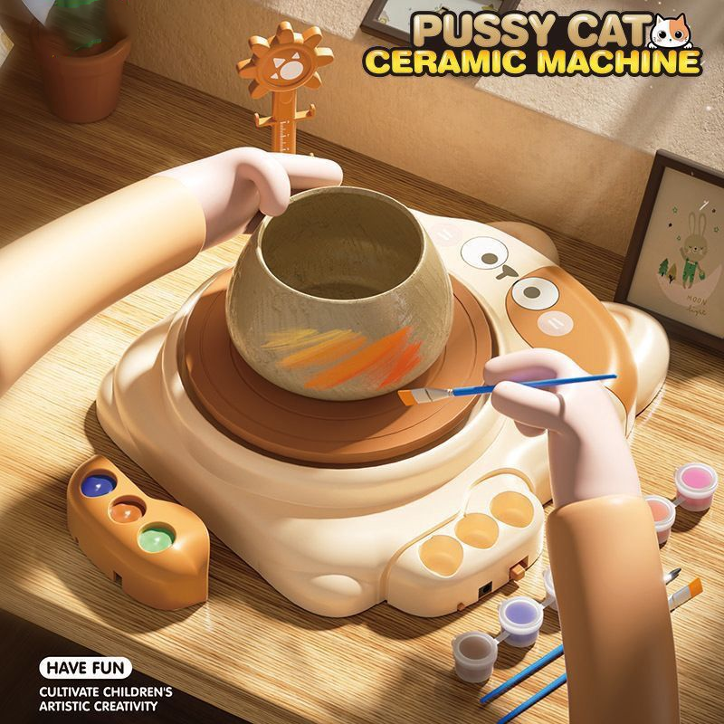 Ceramic Pottery Machine – Creative Art Training for Kids