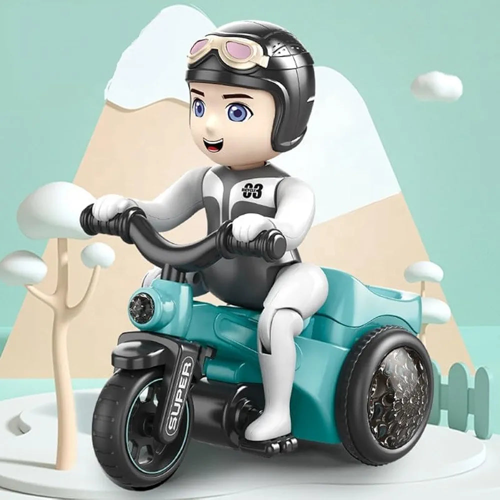 360° Rotating Bicycle Toy | Music & Lights Fun for Kids