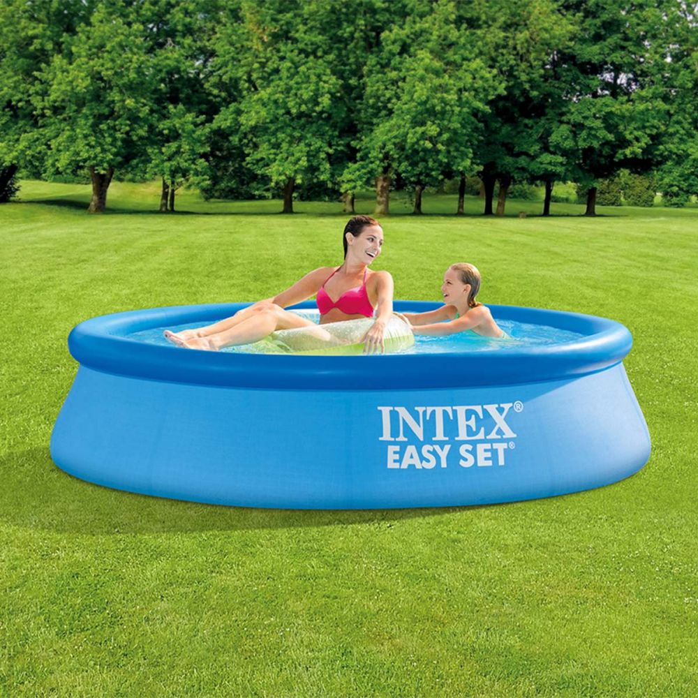 Intex Easy Set Pool 8ft x 24” – Inflatable Family Swimming Pool #28106