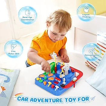 Car Adventure Track Set – Battery-Free Educational Fun
