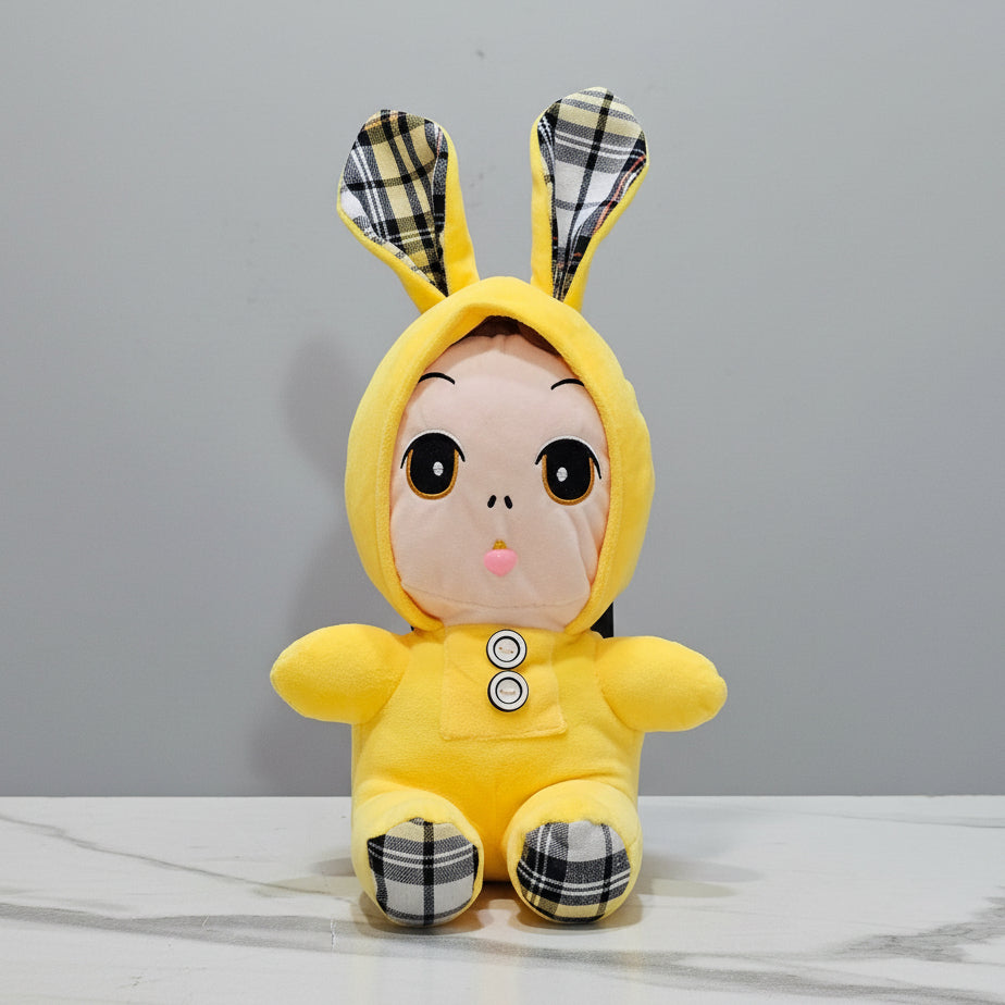 Yellow Cap Doll – 25cm Soft Plush Toy