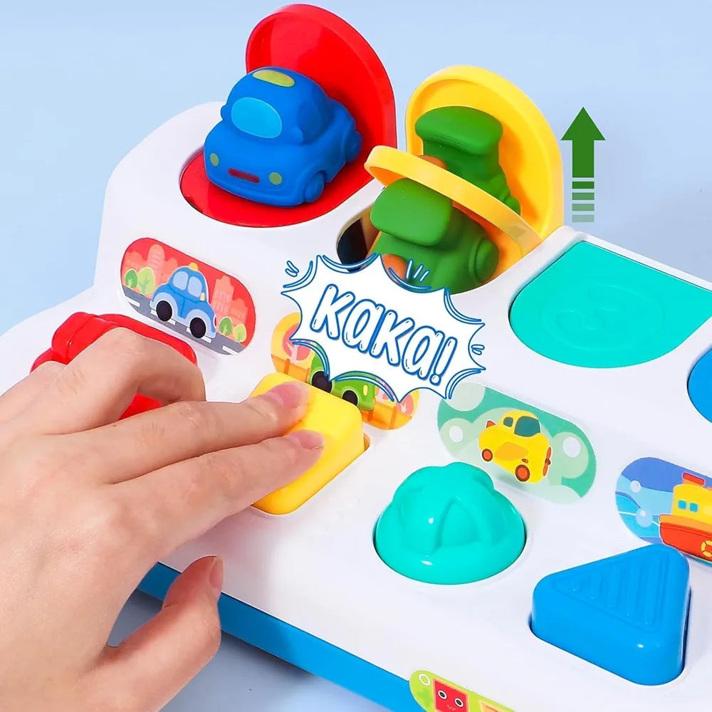 Pop-Up Vehicles – Early Education Toy for Happy Learning & Imaginative Play