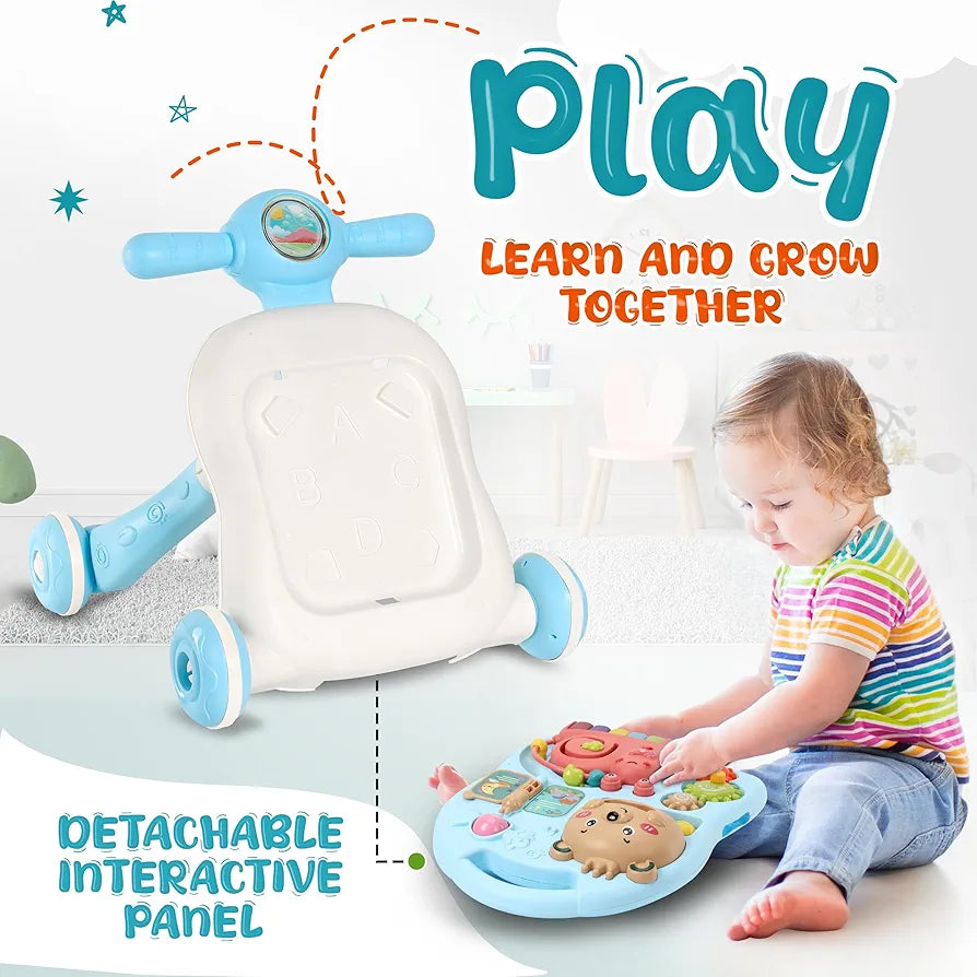 3-in-1 Baby Activity Walker with Music & Lights