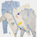 Newborn Baby Romper Set – Pack of 3 Soft Rompers