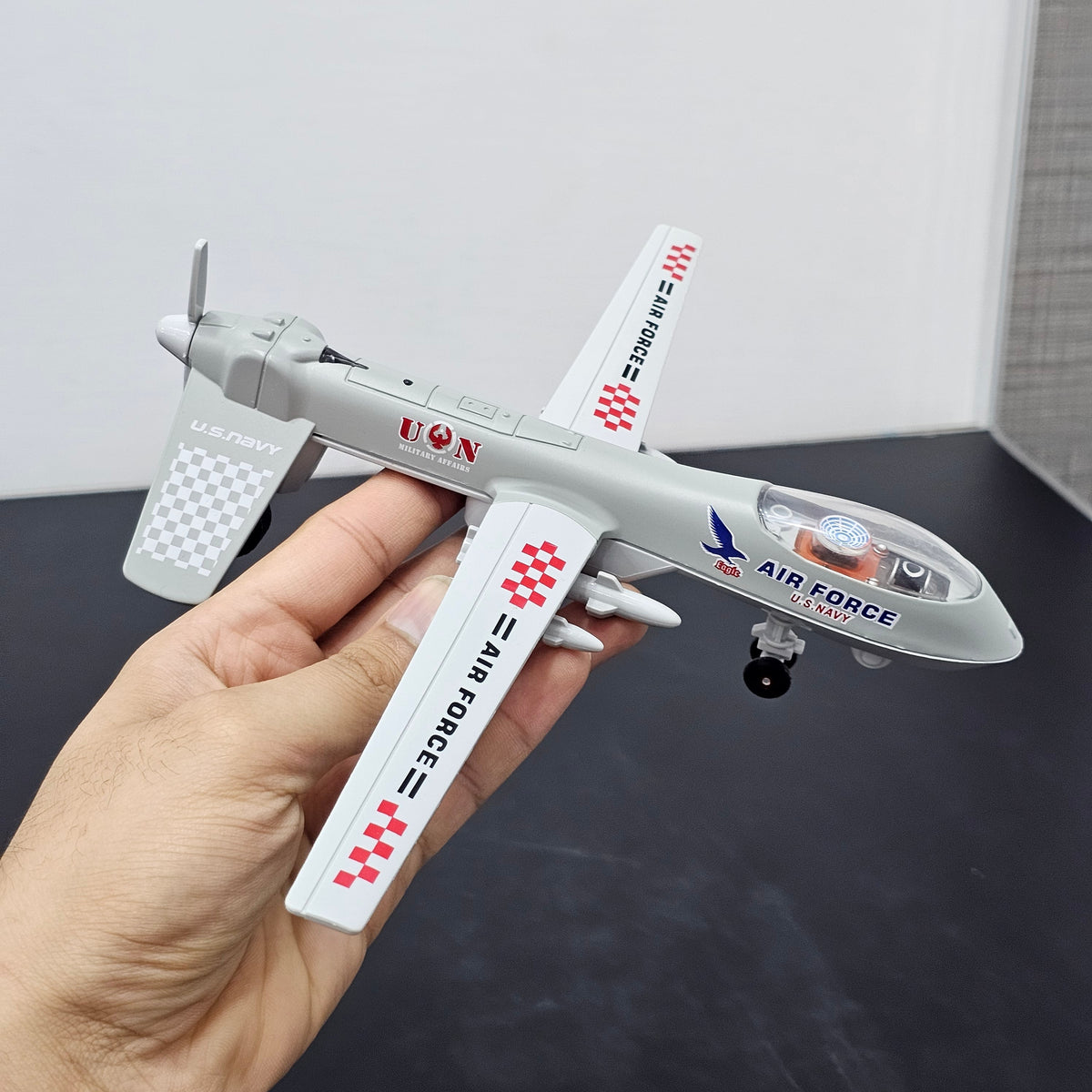 U.S. Navy Airforce Jet – Die-Cast Military Airplane Toy for Kids