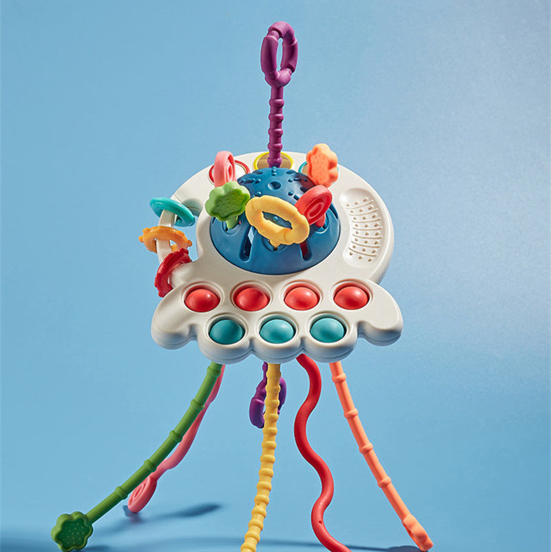 Pull String Toy – Colorful & Adorable Fine Motor Skills Toy