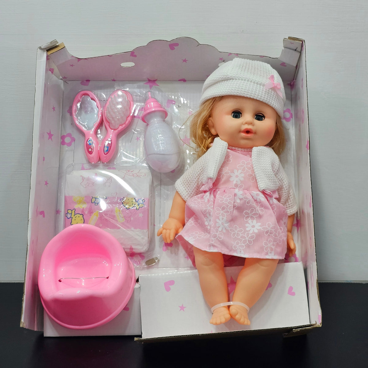 Baby Doll with Sound – I Drink, I Pee, Change Pamper & Potty Training