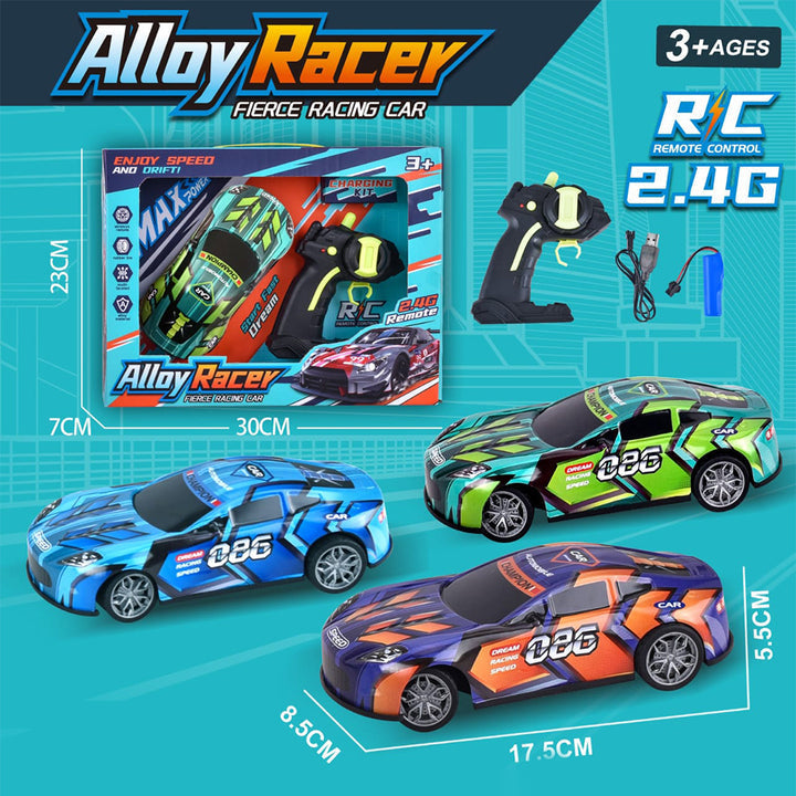 Alloy Racer Fierce Racing Car – High-Speed Remote Control Drift Car