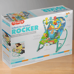 Baby Rocker – Infant to Toddler with Fold-Out Kickstand (0M+, 40 lbs / 18 kg)