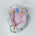 Baby Bedset with Rattles & Head Cushion – Cotton Fabric | Comfortable & Safe