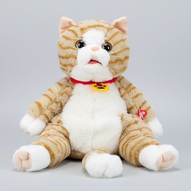 Learn to Speak Plush Cat with Shoulder Bag – Brown Colour