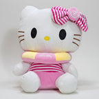 Pink Ring Kitty – 45cm Soft Plush Toy
