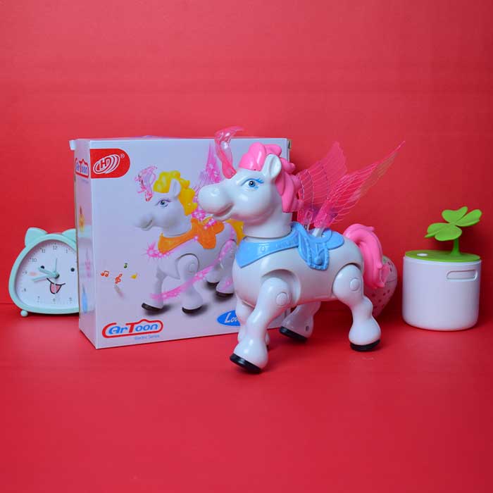 Pega Source Horse Toy | Swinging Wings & Bouncing Pony Action