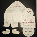 I Love Mom & Dad Baby Dress Set – Newborn Baby Clothes