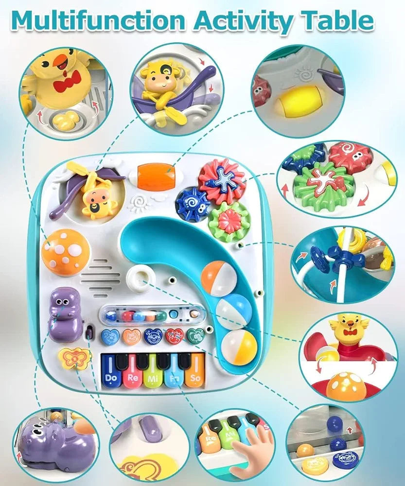 Musical Activity Table – Piano, Lights & Rolling Ball Fun