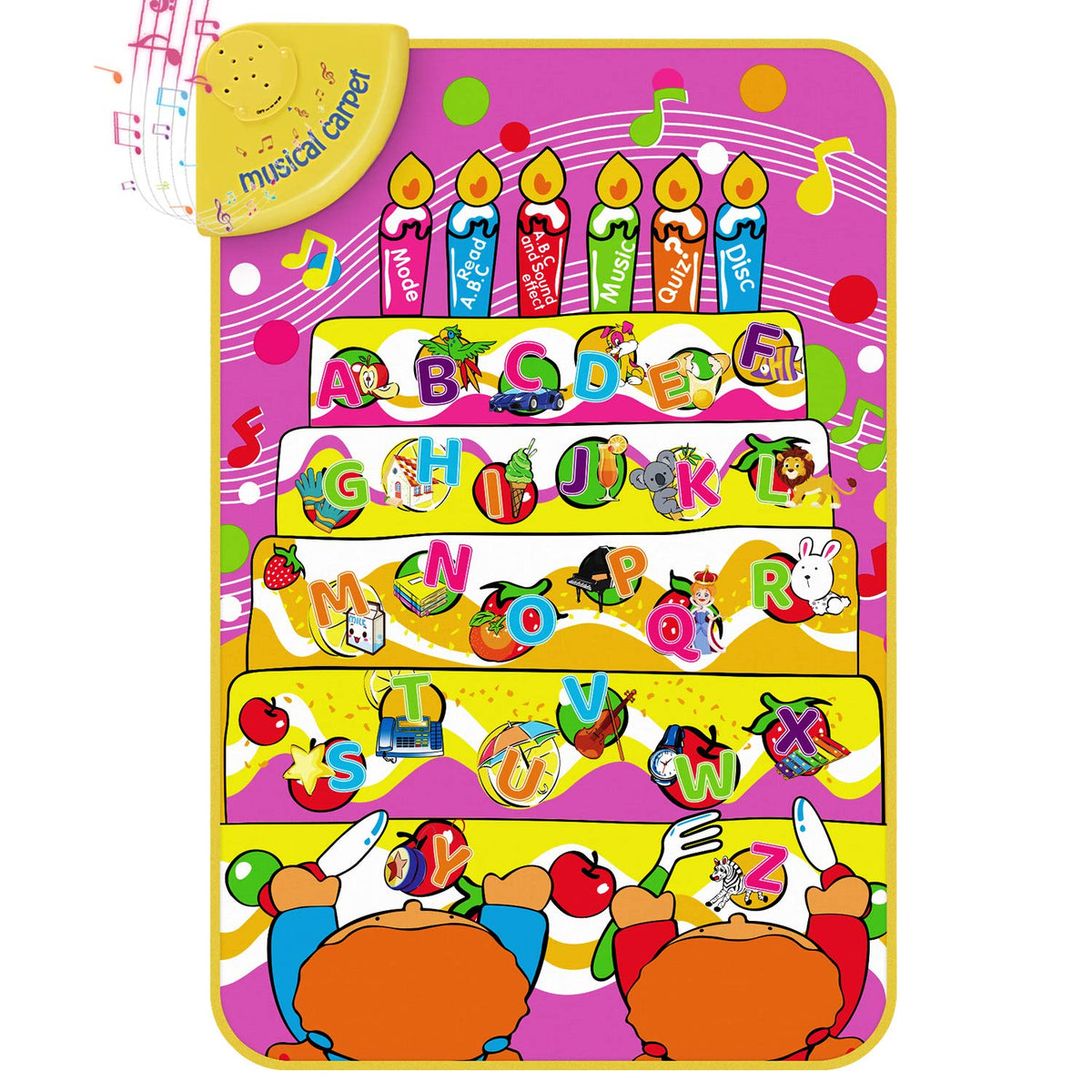 English Learning Mat | Musical & Educational Activity Mat for Kids