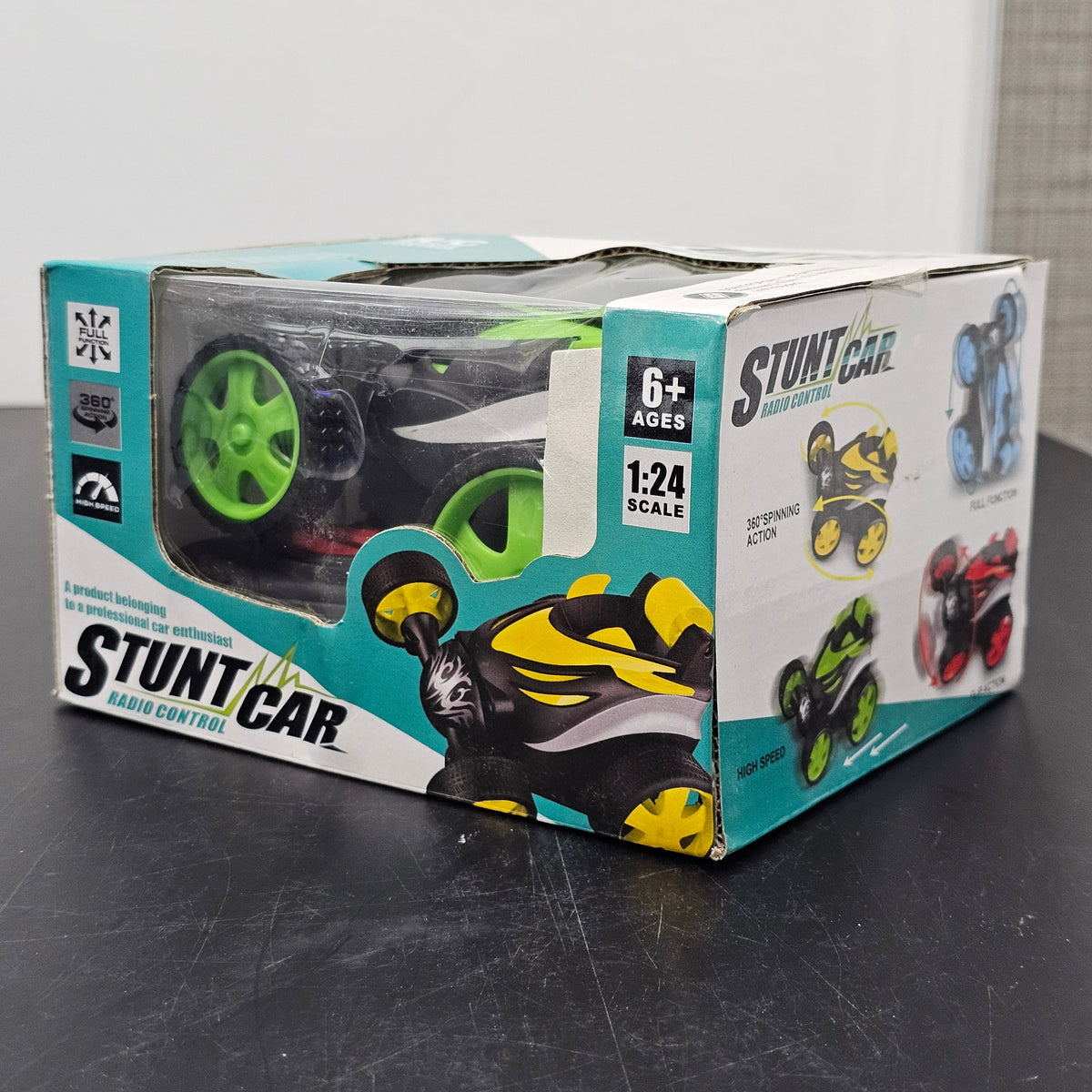R.C. Stunt Car – 360° Spins, Flips & Remote Control Action