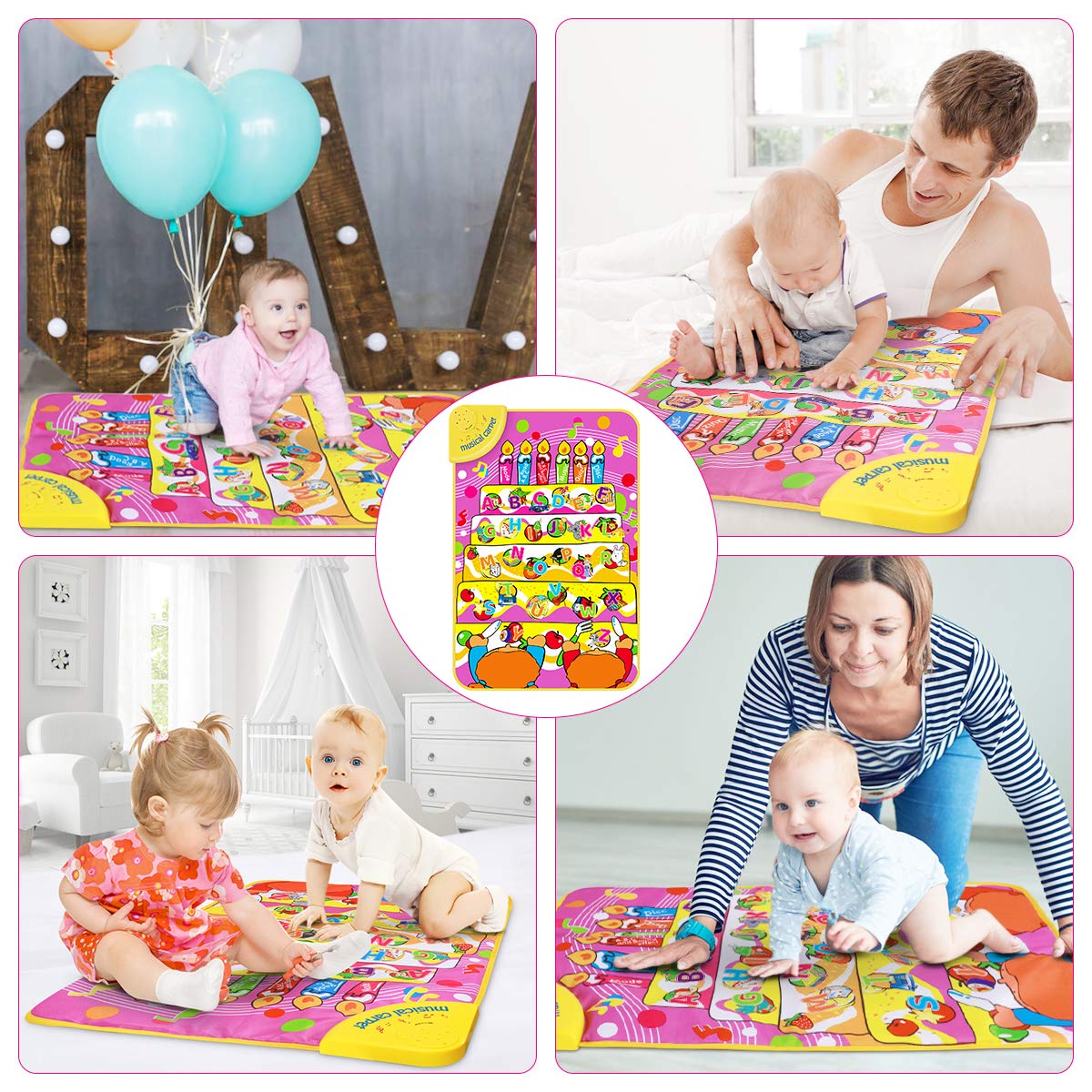 English Learning Mat | Musical & Educational Activity Mat for Kids