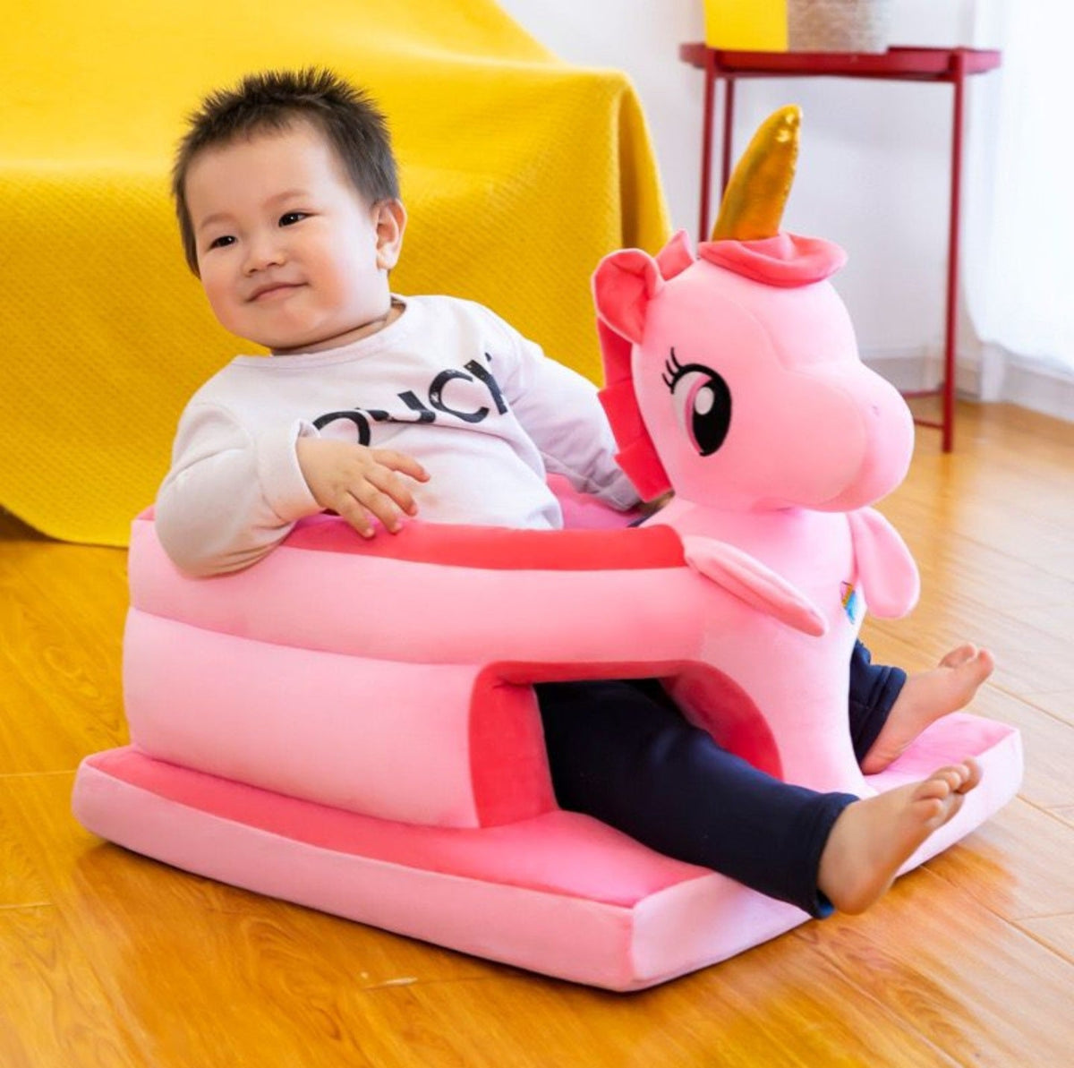 Animal Shape Soft Cushion Seat Baby Sofa – Cute, Safe & Comfortable