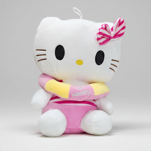 Pink Ring Kitty – 28cm Plush Toy