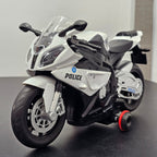 Police Moto 1:20 Remote Control Motorcycle – 360° Rotation with Light & Sound