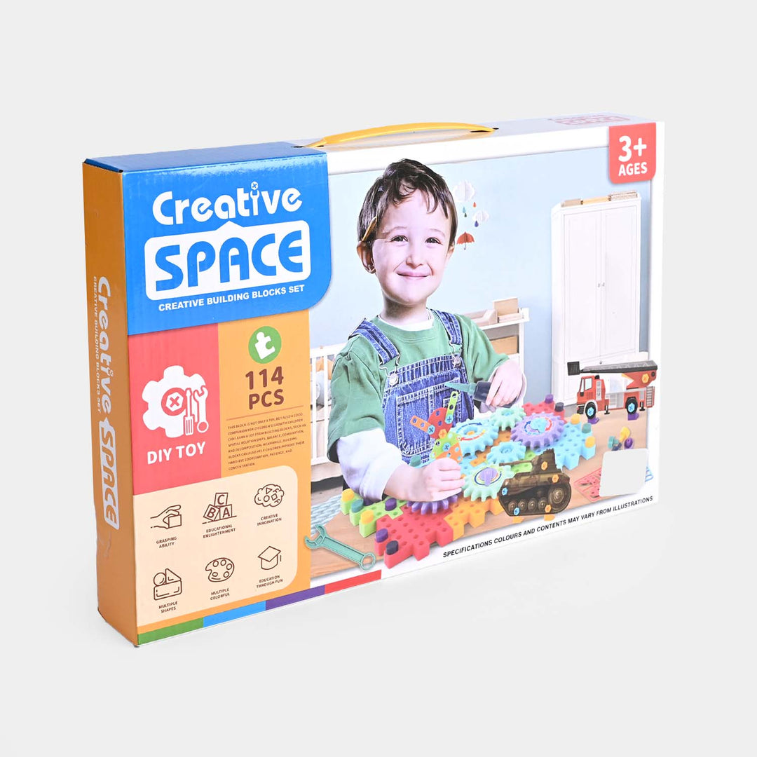 Creative Space DIY Toy – 114 Pcs Building Block Set
